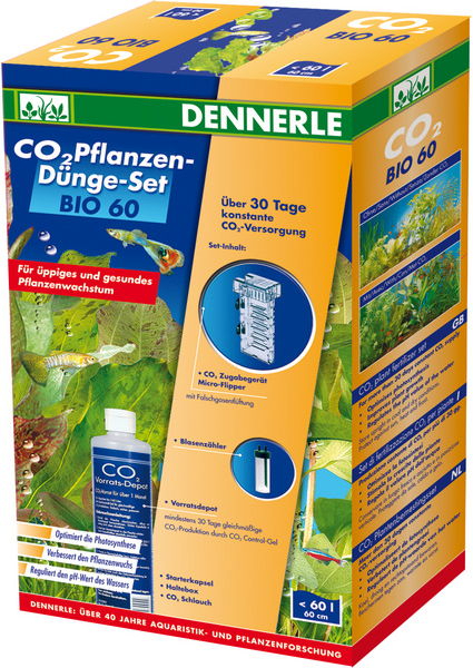 Dennerle Bio-CO2 Pflanzen-Dünge-Set Bio 60